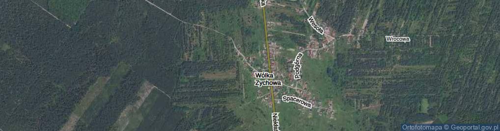Zdjęcie satelitarne Spokojna ul.